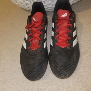 Adidas Men's Black and Red Sneakers
